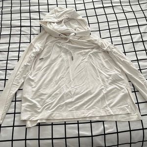 Banana Republic Off White soft terry sweatshirt